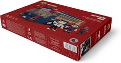 Jeu de construction de bus du FC Barcelone - 488 pièces, 28 cm. Comprend 3 figurines - Produit sous licence officielle - Neko Brands