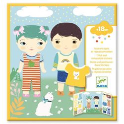 Pegatinas Reposicionables La Ropa - Djeco