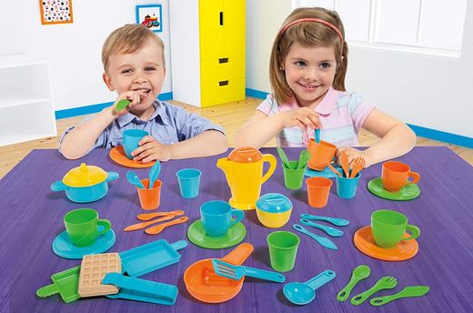 Set De 45 Accesorios - Para Cocinita De Juguete