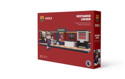 Set De Construcción - FC Barcelona Vestuario 440 Piezas 30 cm. Con 1 Figura - Licencia Oficial - Neko Brands