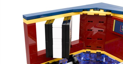 Jeu de construction FC Barcelone - 440 pièces, 30 cm. Inclut 1 figurine - Produit sous licence officielle - Neko Brands