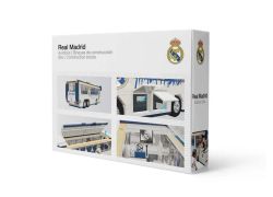 Jeu de construction de bus du Real Madrid C.F. - 488 pièces, 28 cm, avec 3 figurines - Licence officielle - Neko Brands