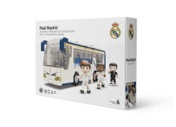 Set De Construcción - Real Madrid C.F. Autobús 488 Piezas 28 cm. Con 3 Figuras - Licencia Oficial - Neko Brands
