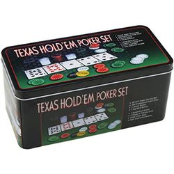 Set de póker - Caja de metal