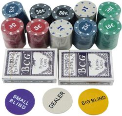 Set de póker - Caja de metal