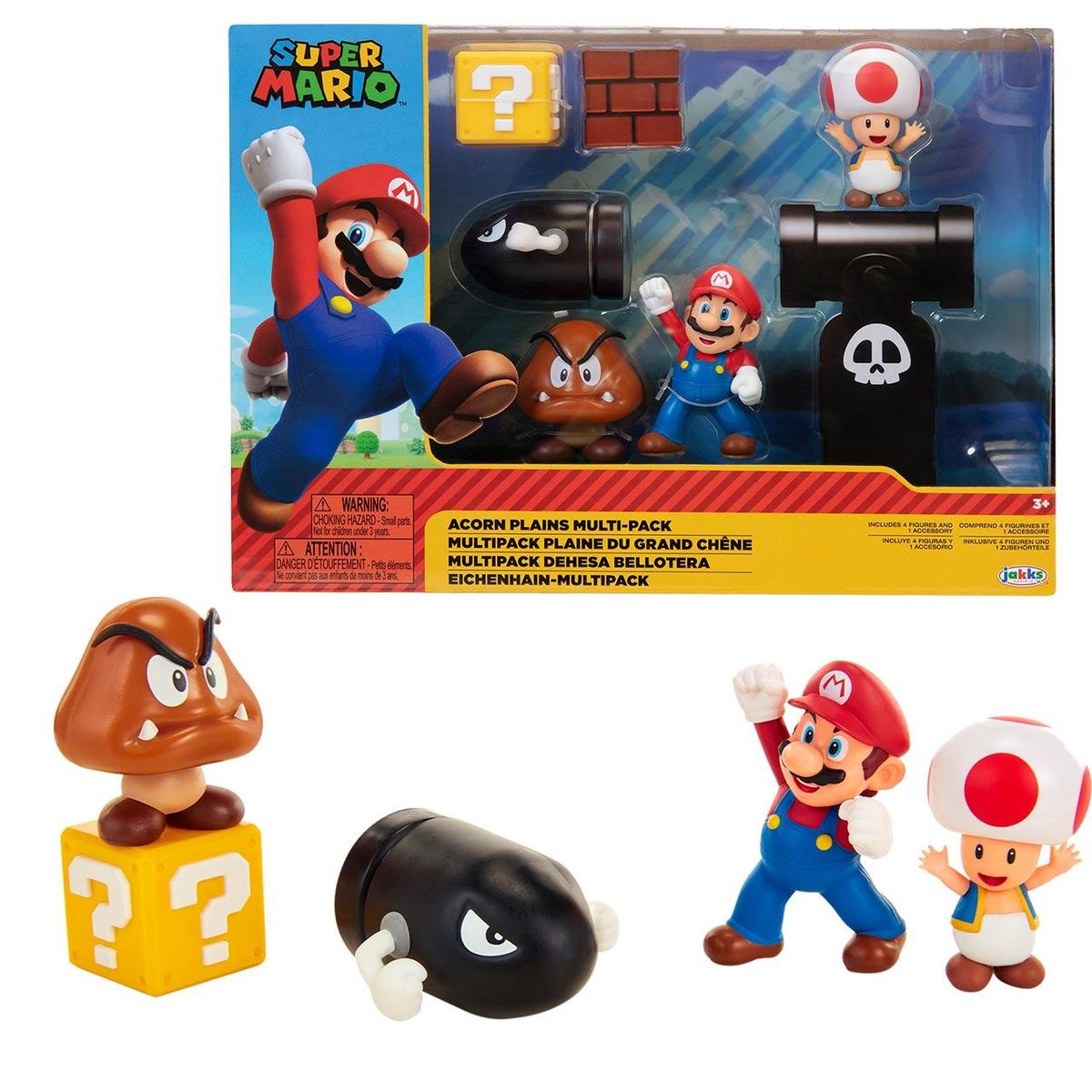 Set Diorama Dehesa Bellotera con 4 Figuras - Super Mario