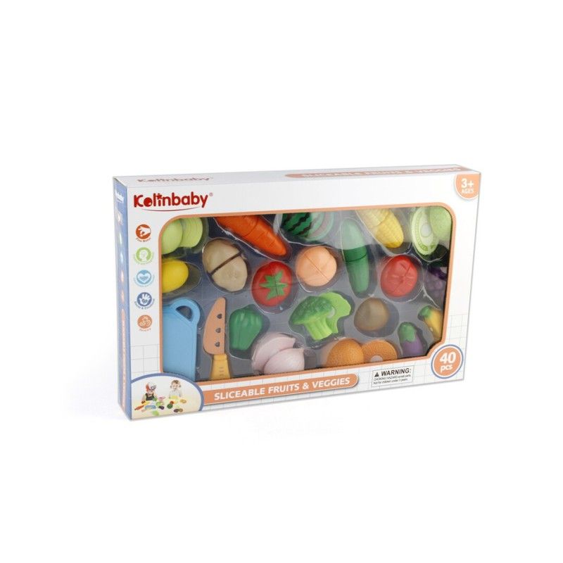 Set Frutas Y Verduras - 40 Piezas