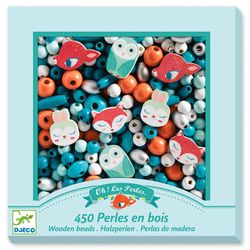 Set Perlas de Madera Pequeños Animales - Djeco
