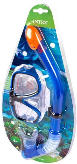 SET TUBO Y MÁSCARA - BUCEO / POLICARBONATO REEF RIDER + 8
