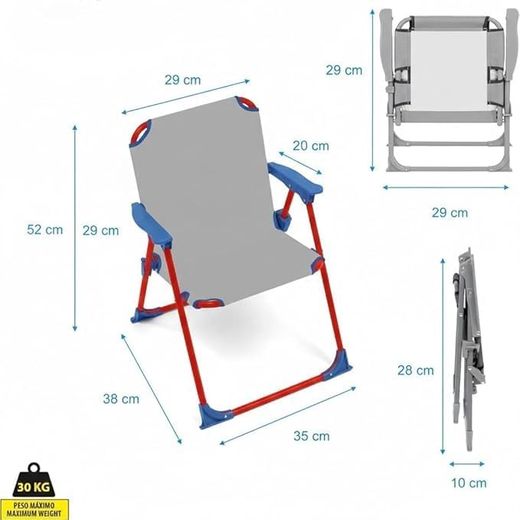 Silla Plegable - K-Pop - 30 Kg.