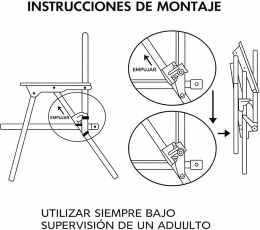 Silla Plegable - K-Pop - 30 Kg.