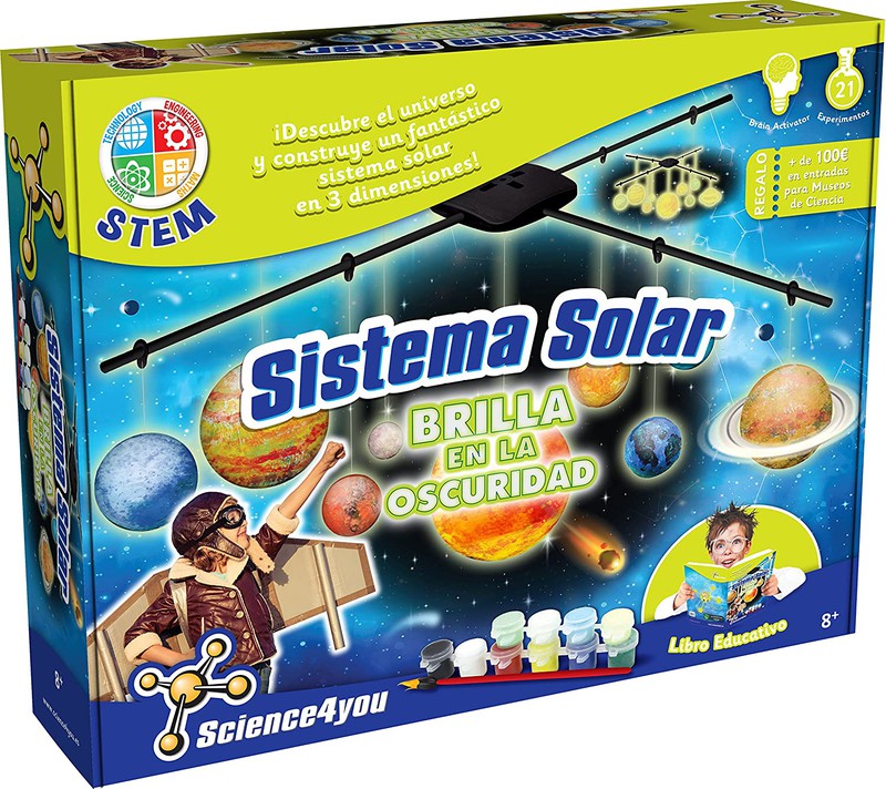 Sistema Solar 3D - Brilha no Escuro