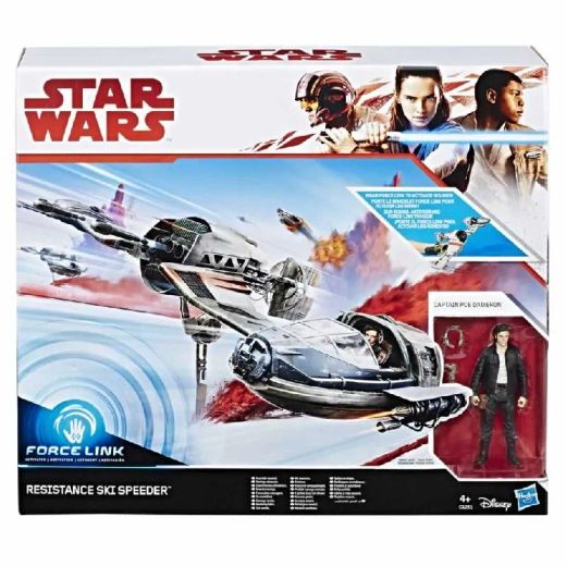 Star Wars - Resistance Ski Speeder Con Figura Captain Poe Dameron