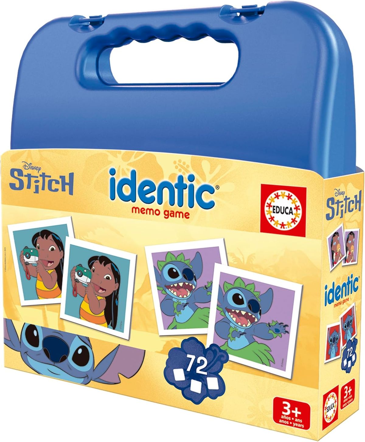 Stitch Maletín - Juego De Memoria Identic - Educa Borrás