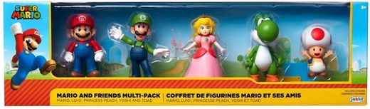 Super Mario Pack 5 figuras Mario y Sus Amigos