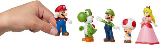 Super Mario Pack 5 figuras Mario y Sus Amigos