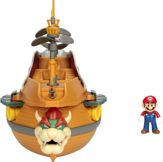 Super Mario Playset Bowser's Deluxe Aircraft