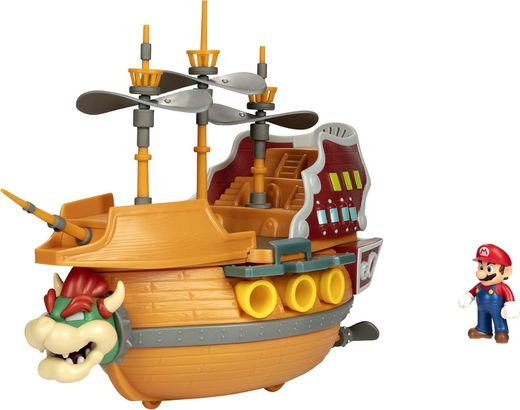 Super Mario Playset Bowser's Deluxe Aircraft