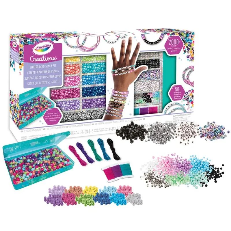 Super Set Letras Y Joyas - 2000 piezas - Crayola