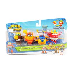 Super Wings - Pack Cuatro Figuras Transformables - Dos Modelos Surtidos!