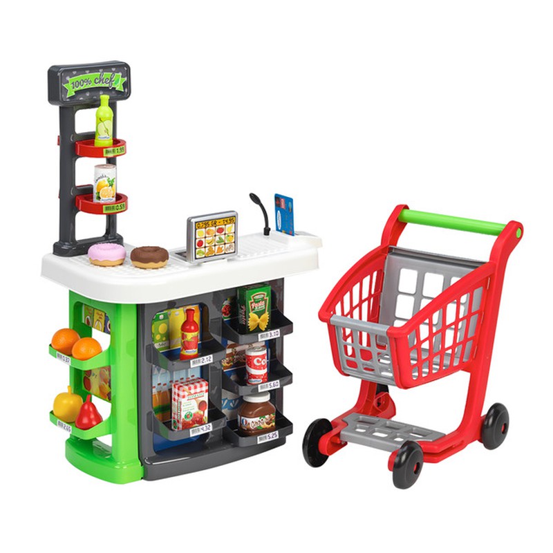 Supermarkt mit Wagen - Smoby — Juguetesland