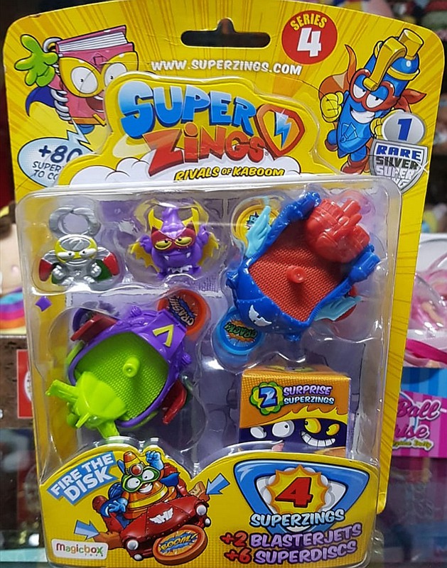 Superzings Blister pack series 4