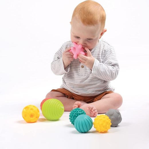 Sortido de 8 bolas sensoriais - Ludi