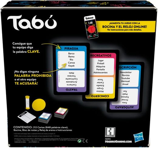 Taboo Classic Version in spagnolo - Gioco da tavolo