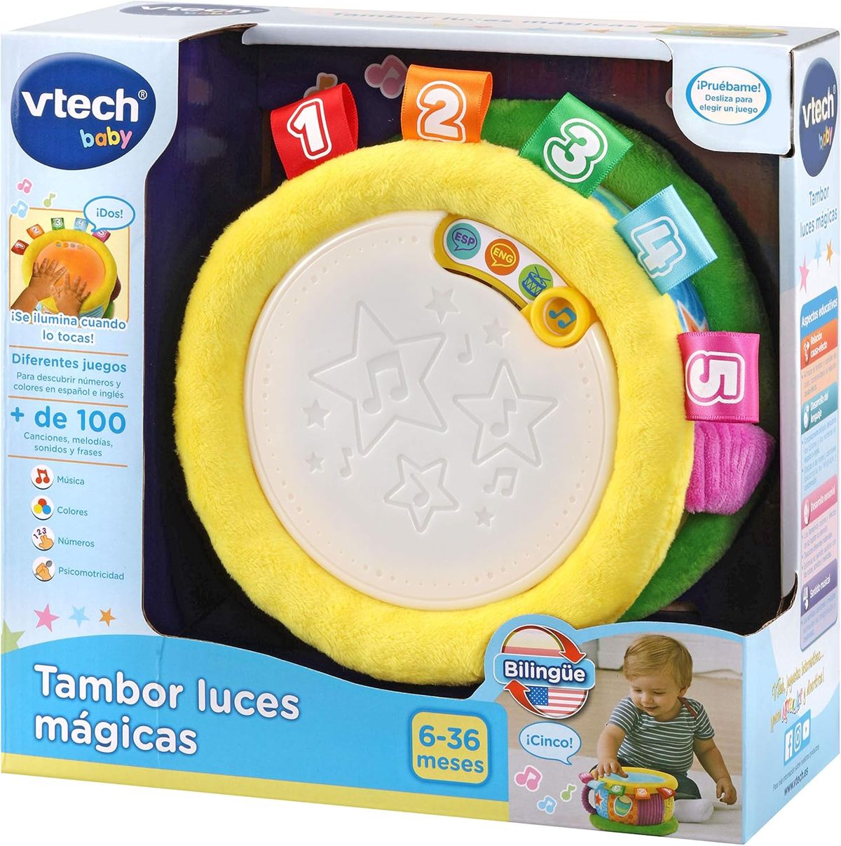 Tambor Luces Mágicas - Bilingüe - Vtech