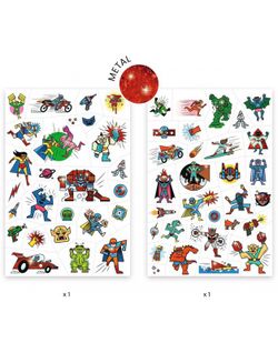Tatouages Héros Vs Méchants - Djeco