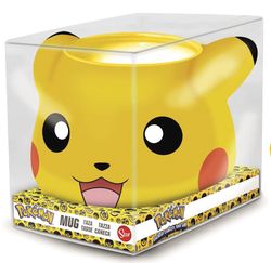 Taza Pikachu Cerámica 3D - 440 ml.