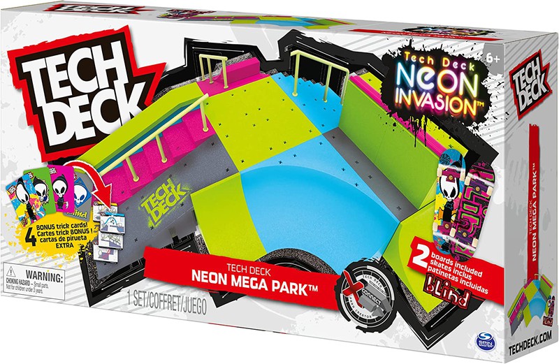 Tech Deck - Neon Mega Park X - Connect Creator — Juguetesland