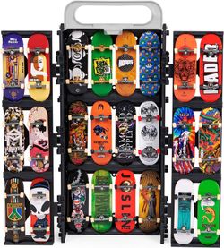 Tech Deck - Скейт-парк - Играйте и демонстрируйте скейтборд для пальцев, трансформируемые рампы и футляр с накладкой на палец