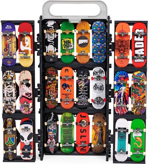 Tech Deck - Скейт-парк - Играйте и демонстрируйте скейтборд для пальцев, трансформируемые рампы и футляр с накладкой на палец