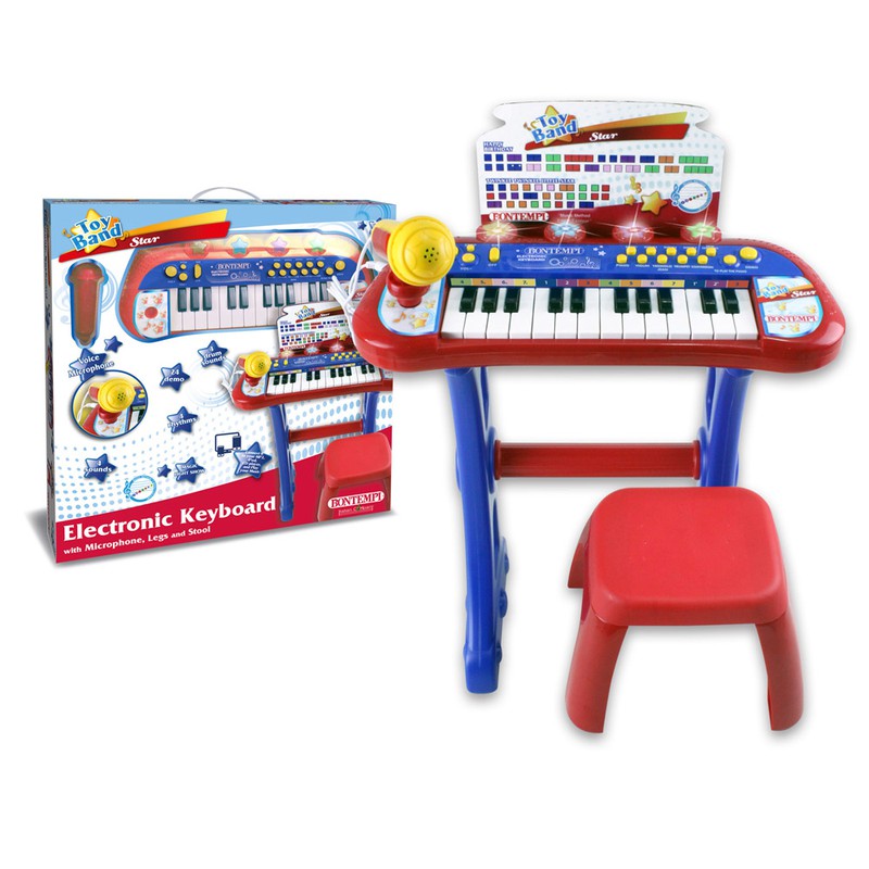 PIANO INFANTIL INSTRUMENTOS E MICROFONE KARAOKE TECLADO ELETRONICO