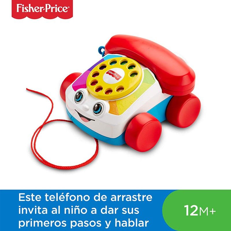 Pull Toy Telefono De Arrastre Fisher Price Funny Face Phone Fisher