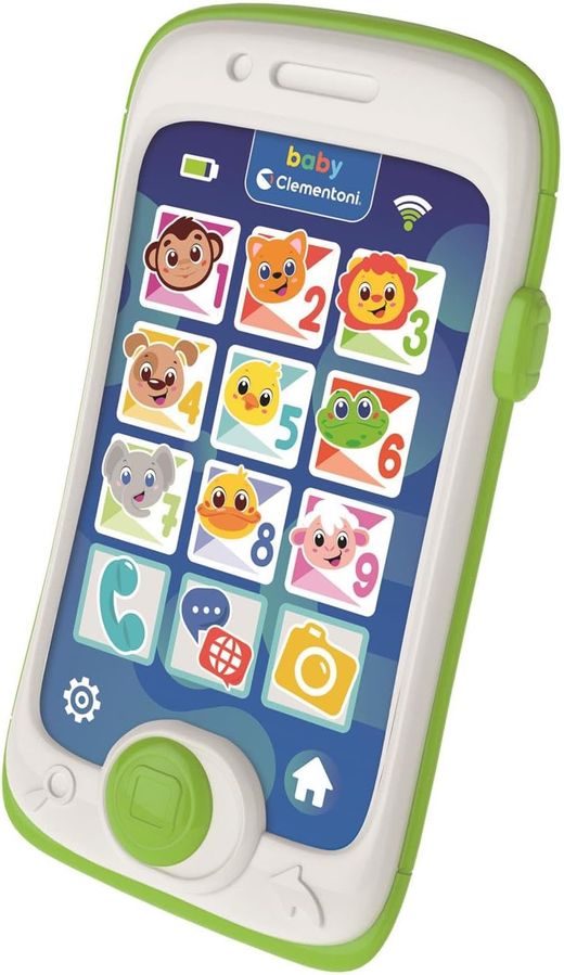 Teléfono Móvil Parlante Y Musical - Toca y Juega - Multilingüe - Clementoni