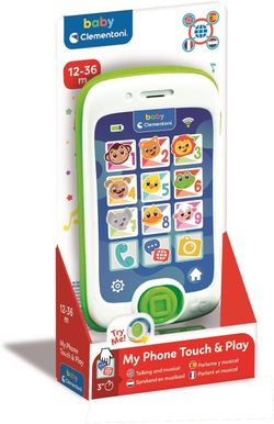 Teléfono Móvil Parlante Y Musical - Toca y Juega - Multilingüe - Clementoni