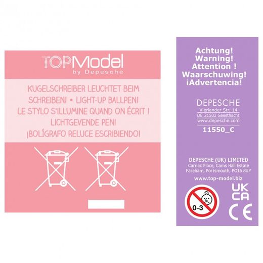 Topmodel - Stift mit Licht