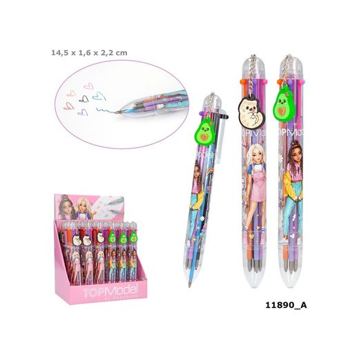 Top Model - Stylo Bille Six Couleurs - ASSORTIS