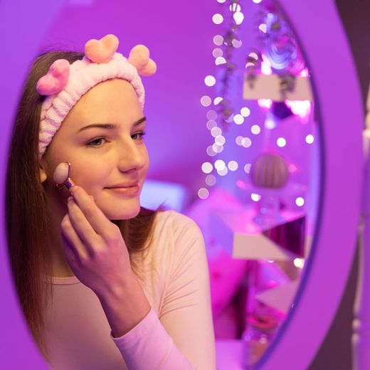 Top Model - Beauty And Me - Cinta De Pelo Con Corazones De Peluche