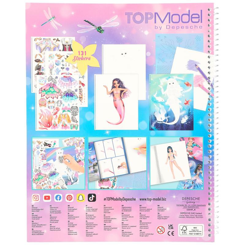 Topmodel - Créez votre maquillage Topmodel Coloring Book TOPModel by  Depesche