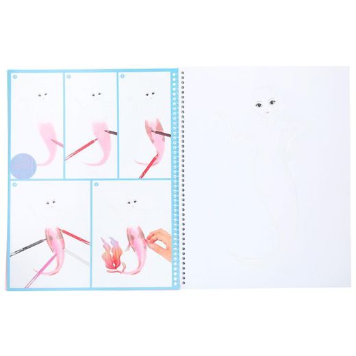 Топ-модель - Создай свою топ-модель - Книжка-раскраска и наклейки - Фантазийная модель