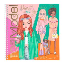 Top Model - Cuaderno Con Calcomanías - Dress Me Up