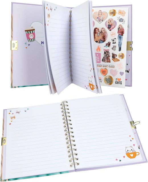Top Model - Diario Con Candado Y Pulsera Happy