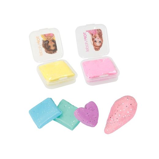 Top Model - Goma De Borrar Maleable Pastel - AMARILLO\AZUL