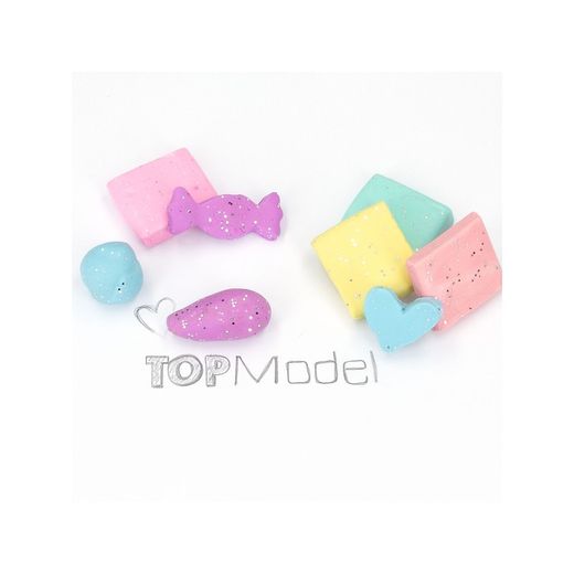 Top Model - Goma De Borrar Maleable Pastel - AMARILLO\AZUL