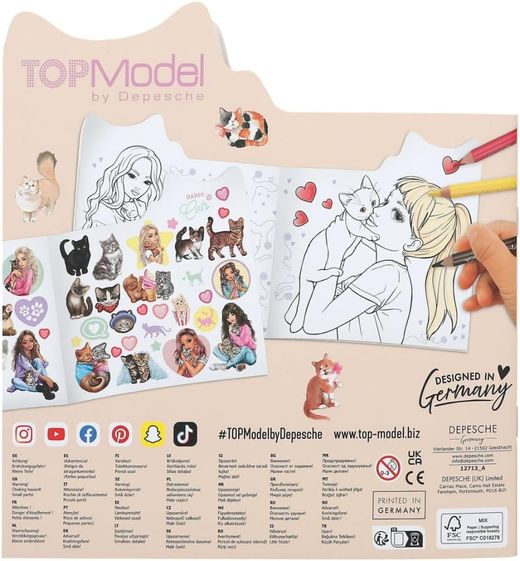 Top Model - Kitty Libro Para Colorear Kitty And Doggy