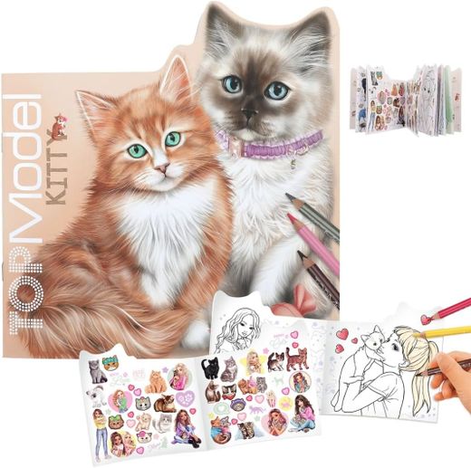 Top Model - Kitty Libro Para Colorear Kitty And Doggy