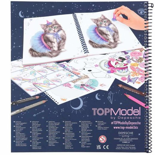 Top Model - Libro da colorare - Chiaro di luna